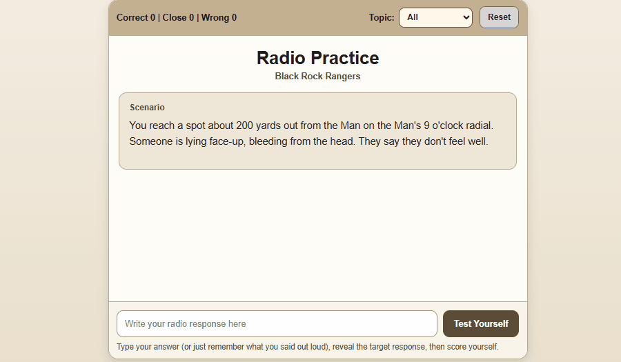 Radio Practice