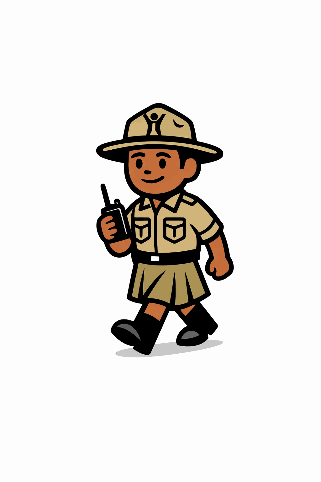 Ranger walking